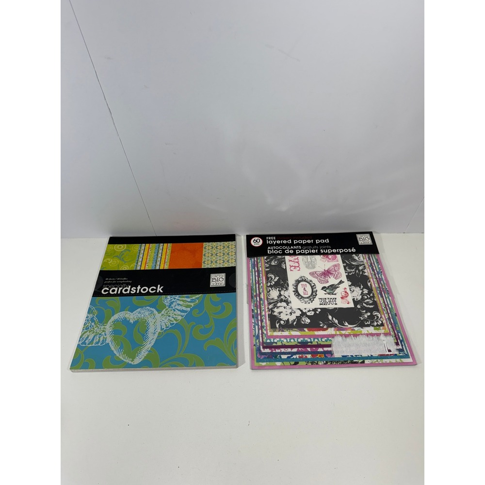 Me‎ & My Big Ideas Specialty Cardstock and Layered Paper Pad 108 Sheets Stickers